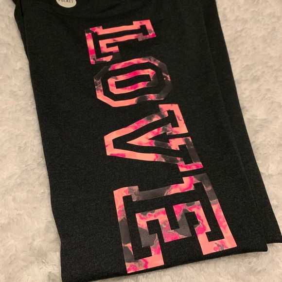 💖VS Pink Pink Tie Dye Leggings - Picture 3 of 7